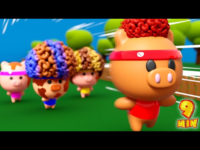 Piggy Cha-Cha, Piggy Chicky, Piggy Lya-Lya & Piggy Boom-Boom + MORE D Billions Kids Songs