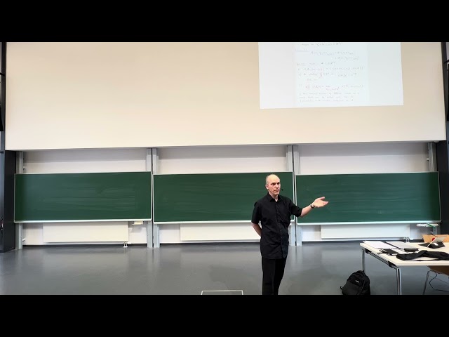 Recording of the 14-th lecture ''Statistical Theory for Deep Learning'' from June 5, 2024