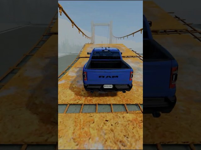 Vehicles Vs Broken Bridge - Beamng.Drive