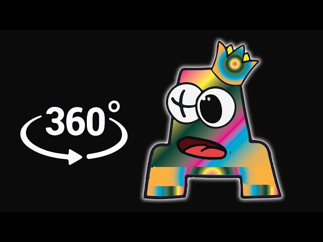 Russian Alphabet Lore But It's Д (Russian D) rainbow friends Finding challenge | 360 Degree video