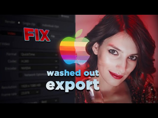 Fix washed out colors after export (MacOS) - Davinci Resolve 19