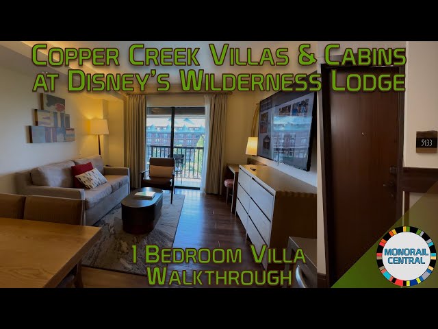 Copper Creek Villas & Cabins at Disney’s Wilderness Lodge | 1 Bedroom Villa 4K Walkthrough 2023