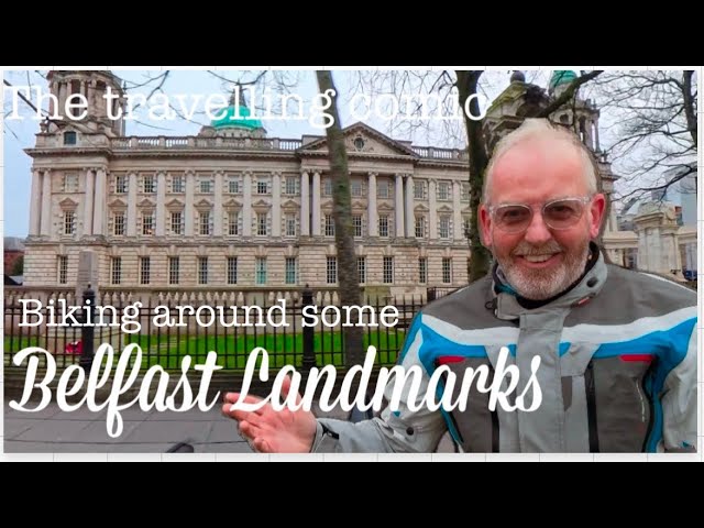 1st video of 2025 : Some landmarks around - BELFAST BY BIKE