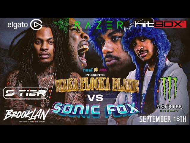 Waka Flocka Flame Vs. Sonic Fox - Live at BrookLAN 9.18.23