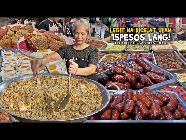 5Pesos lang ang "FRIED RICE" at 10Pesos ang "1 ULAM" sa Karuhatan VALENZUELA! 15Pesos lang BUSOG NA!