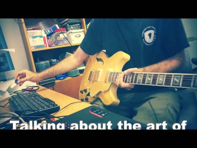 Jamming with QuistJam's Gm Blues Backing Track