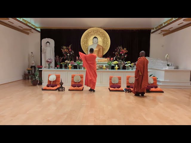 Evening Blessing Program at Lankarama Buddhist Temple