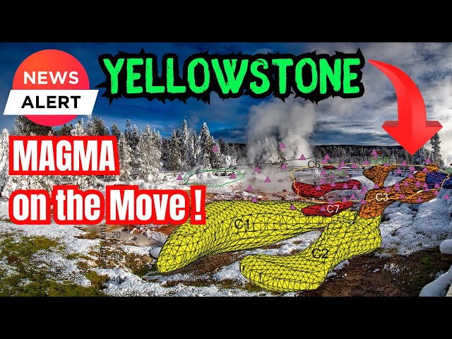 USGS Geologists warn about changes in the volcanic activity of Yellowstone,   Magma shifts to the NE