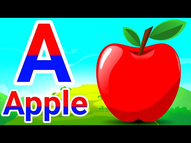 Phonics Song 2 with TWO Words in 3D - A For  Airplane - ABC Alphabet Songs & Sounds