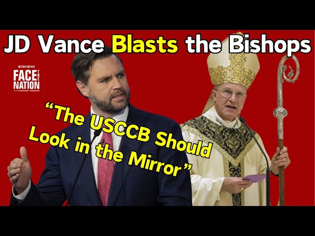 Is JD Vance Catholic? JD Vance Blasts the US Bishops as he answers tough questions.