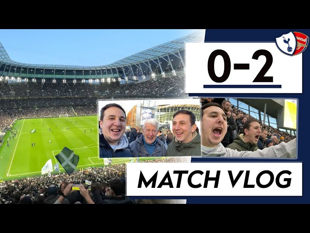 Tottenham 0-2 Arsenal [MATCHDAY VLOG]