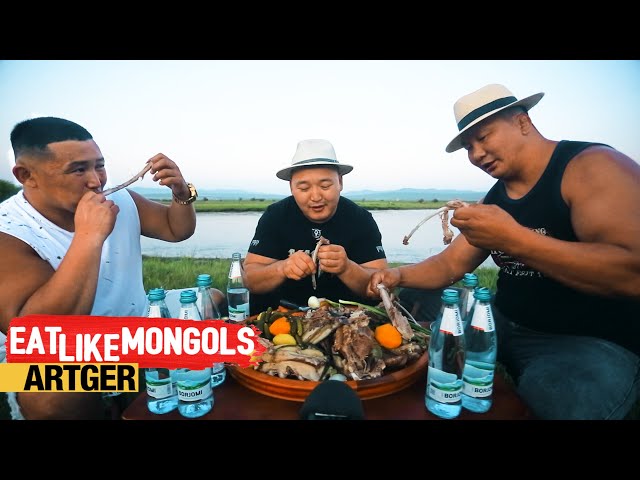 Mighty Mutton Feast for Mighty Mongolian Wrestlers | Eat Like Mongols