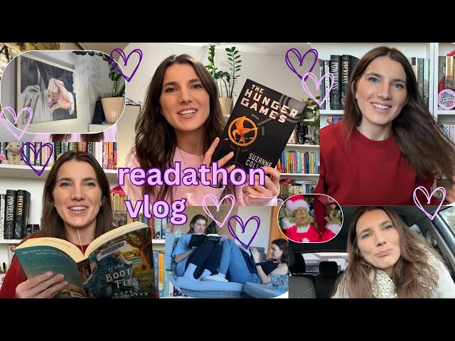 reading week in my life for a readathon!📚🌞☕️ Read in the New Year vlog!