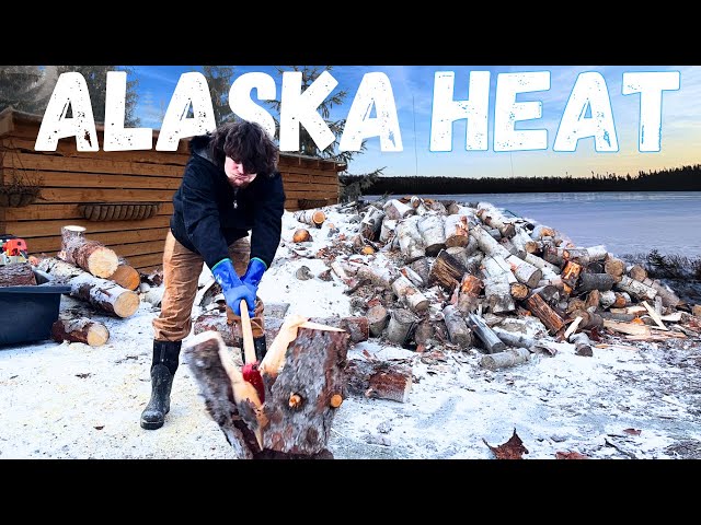 Alaska Winter OFF-GRID HEAT! 4,300 sq ft- 3 story Homestead! With JA Roby & Blaze King Wood Stoves