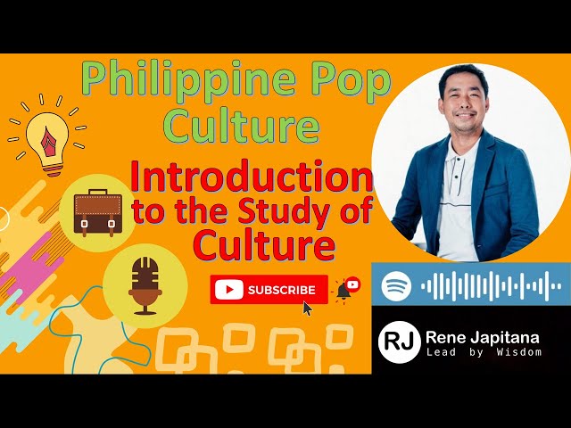 INTRODUCTION TO PHILIPPINE POP CULTURE