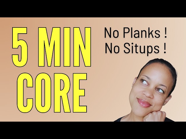 5-Minute Beginner Core 👏 No Repeats, No Situps, No Planks 👏 Abdominal Strength Routine