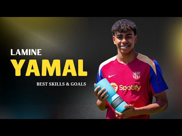 La Masia's next MESSI - Lamine Yamal skills, dribble, goals highlights