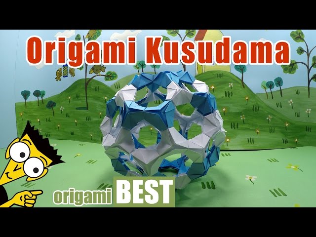 Origami Ball Kusudama - Origami BEST #origami