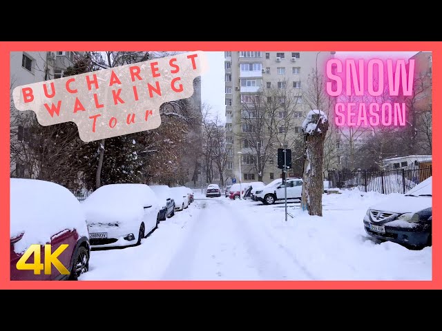 Winterspaziergang durch ein Viertel in Bukarest, zwischen den kommunistischen Blöcken ❄️🇷🇴 (Folge 2)