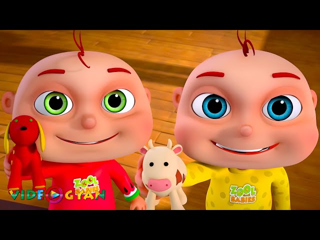 Zool Babies Playing With Dough Animals Song | Nursery Rhymes & Kids Songs | 3D Rhymes For Children