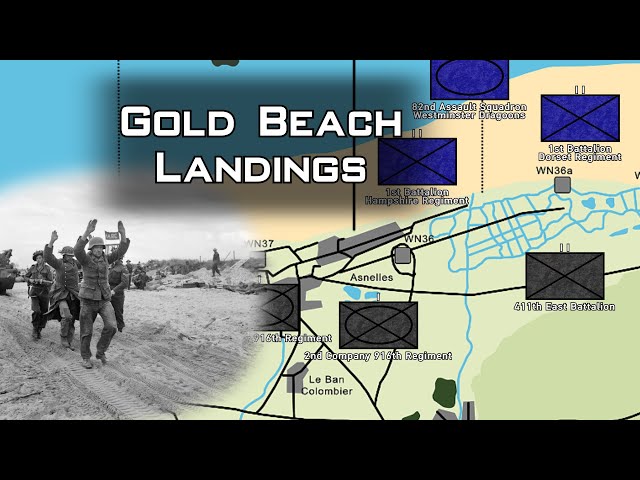 Gold Beach Landings | D-Day Normandy June 6, 1944