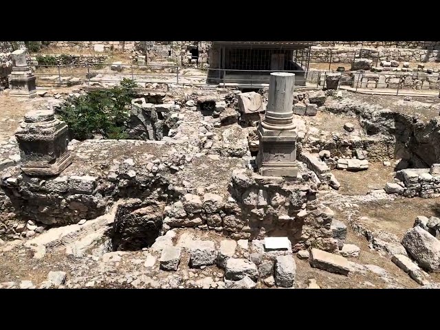 The Pool of Bethesda in Jerusalem | Archaeology site | History Biblical Bible Jesus