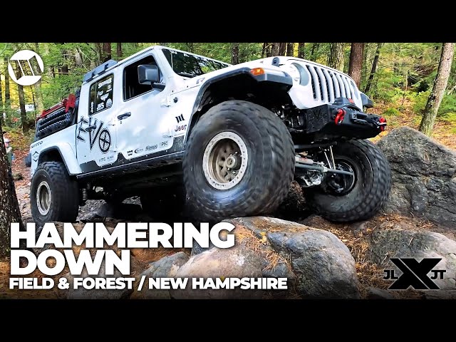 Jeep Gladiator Truck Overland Off-Road Field and Forest New Hampshire Nitto JL JT Experience Part 5