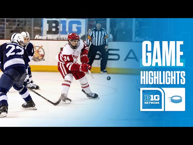 Penn State at Wisconsin | Highlights | Big Ten Hockey | 02/07/2025