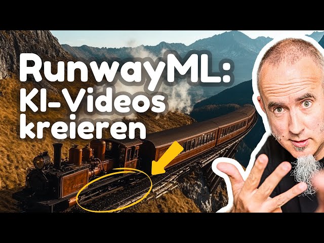 GANZ EINFACH: Video erstellen mit KI - RunwayML