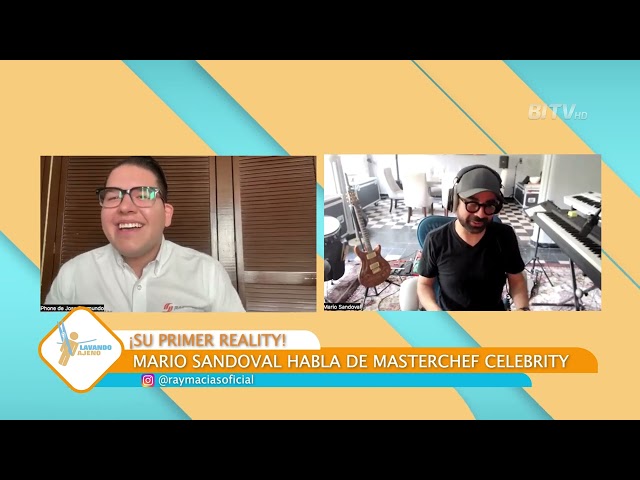 Mario Sandoval vivió su primer reality show en MasterChef Celebrity | Entrevista con Mario Sandoval