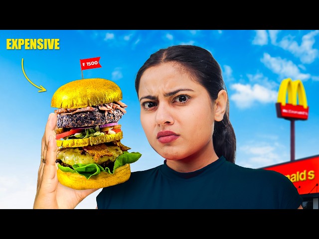 Trying Most Expensive Fast Food of Every Brand !