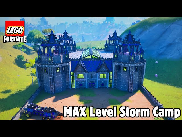 MAX LEVEL Raven's Storm Camp Castle in Lego Fortnite