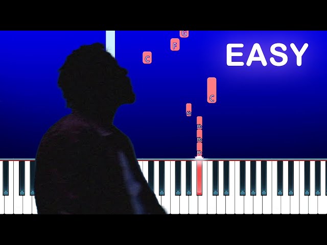 Myles Smith - Stargazing (EASY Beginner Piano Tutorial)