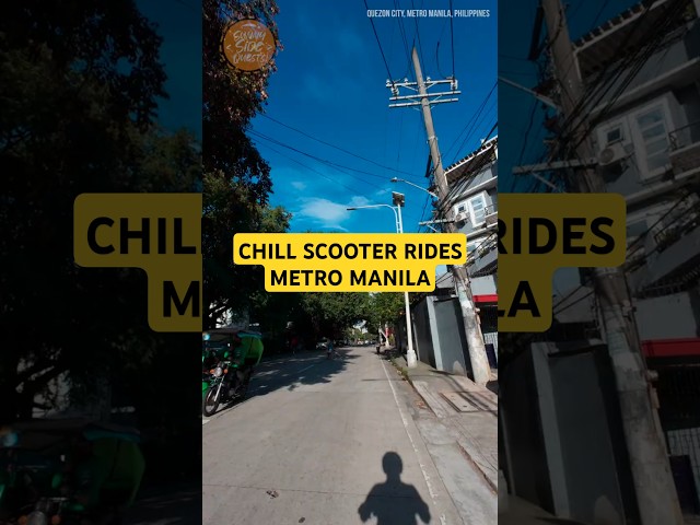 Scootering the streets of Metro Manila, PH #electrickickscooter #adventure #travel #viralvideo