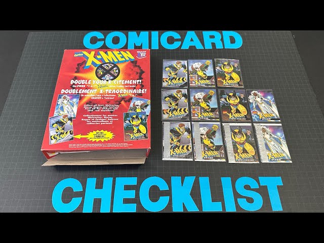 Marvel Promo Cards Ep. 13 : 1996 Marvel Comics X-Men (Cap’n Crunch) (Canada) Checklist