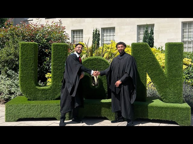 Graduating at the University of Nottingham