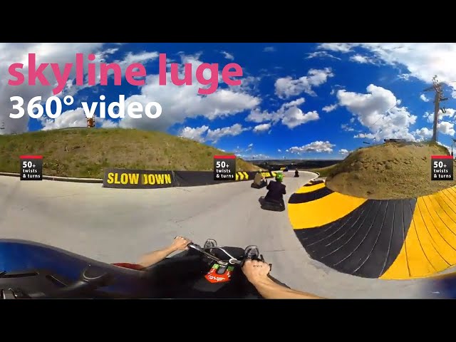 Calgary Attractions:  360° View of Skyline Luge