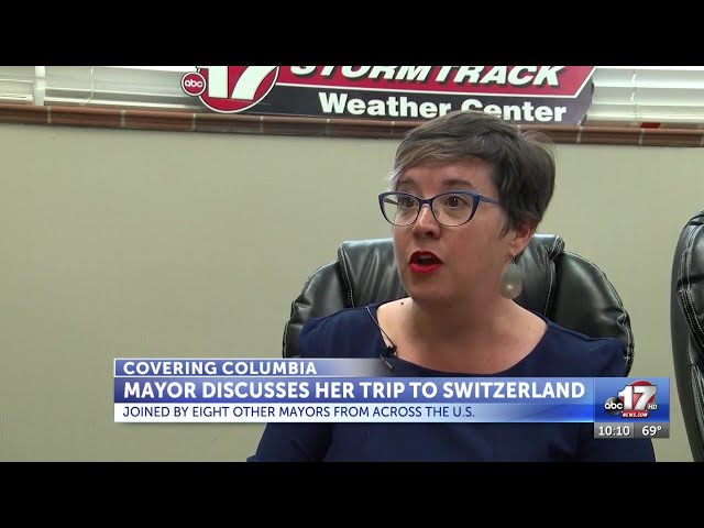 Columbia mayor discusses her trip to Switzerland