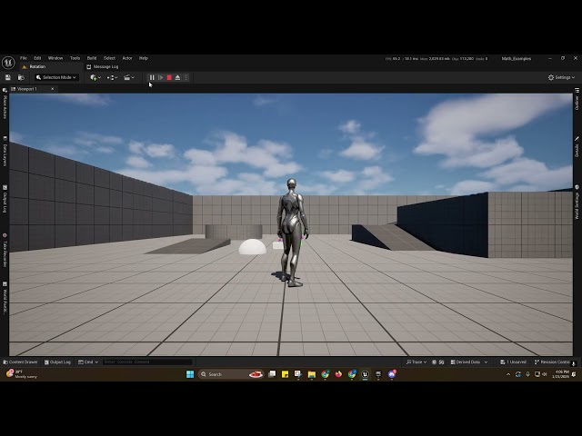 Unreal Engine 5: Pistol Pickup Part 4 (Relative Offset Setup)