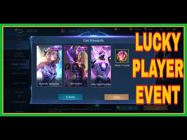 LUCKY PLAYER EVENT(WIN LIMITED SKINS)