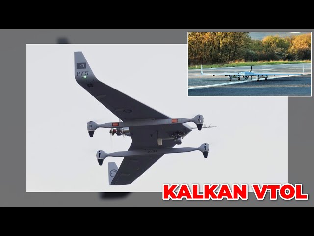 Turkiye Successful 54th test Flight of the Bayraktar Kalkan VTOL