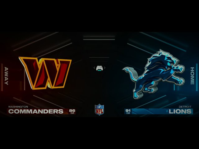 Madden 25 Divisional Round Washington Commanders Vs Detroit Lions Simulation