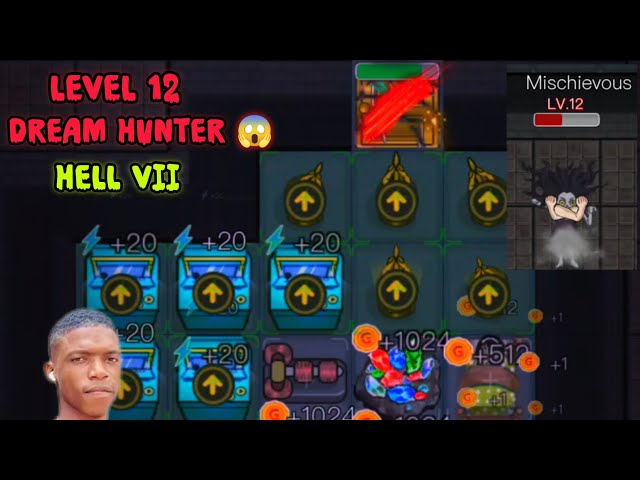 Haunteddorm game play @haunteddorm || level 12 dream hunter 😱 || hell Vii || MvP 🫡