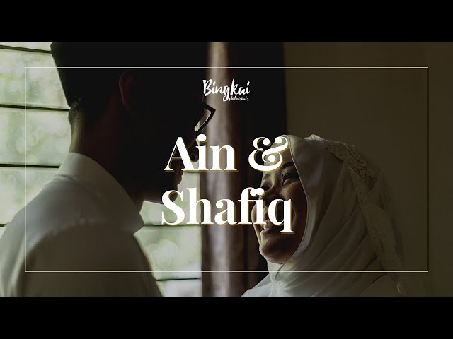 Malay Wedding - Ain & Syafiq Nikah