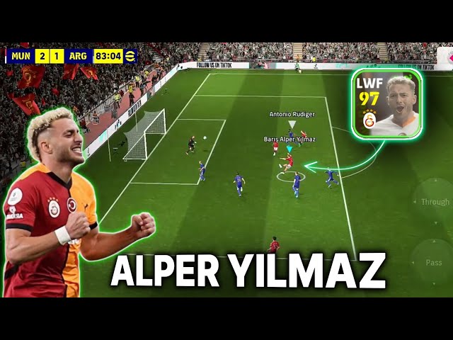 POTW Alper Yilmaz Best LWF and RWF Skills  Gameplay Review in efootball Pes 2025 Mobile