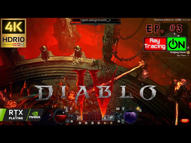 Diablo 4 (2023) (PC) - Part #3 Penetrating Shot Rogue (Maxroll Build) | 4K HDR10 60FPS RTX On