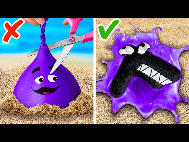 Grimace VS Alphabet Lore? 🤩 *Barbie Hacks And Gadgets For Summer Camping*