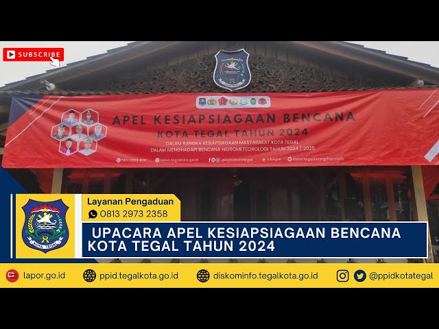 UPACARA APEL KESIAPSIAGAAN BENCANA KOTA TEGAL TAHUN 2024