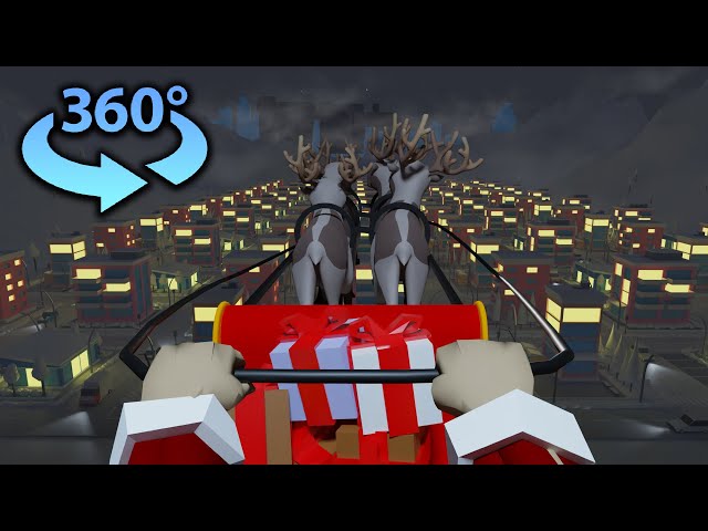 🎅CHRISTMAS 360° Video - SANTA CLAUS in VR