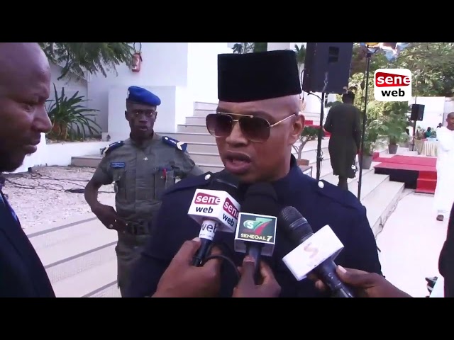 El hadji Diouf Direct CAN Égypte 2019 Remise de Drapeau aux Lions